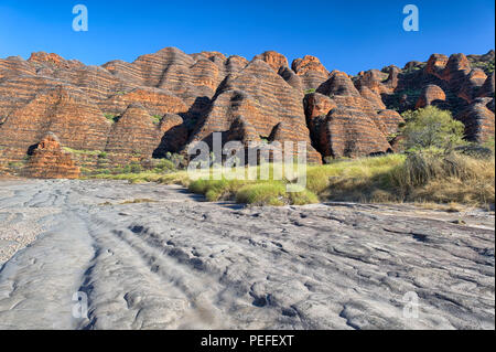 Trockenes Flussbett der Piccaninny Creek in den Bungle Bungles Nationalpark, Northern Territories, Australien Stockfoto