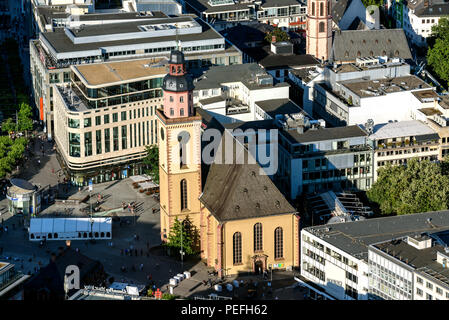 Die Kirche St. Katharina ist die größte evangelische Kirche in Frankfurt am Main, Deutschland Stockfoto