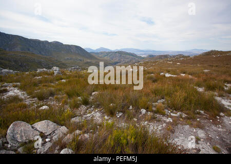Landschaft in den Hottentots Holland Nature Reserve, Selbstmord Schlucht, Südafrika Stockfoto