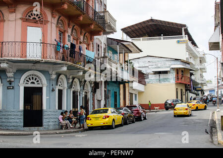 Santa Ana Nachbarschaft, in der Nähe von Casco Viejo in Panama City Stockfoto