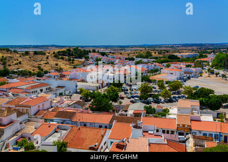 Castro Marim Portugal. 3. August 2018. Anzeigen von Castro Marim Dorf in Algarve Portugal. Castro Marim, Portugal. Stockfoto