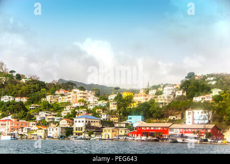 Hauptstadt von Saint George, Grenada Island Stockfoto