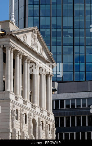 Die Bank von England, threadneedle Street, London, England Stockfoto