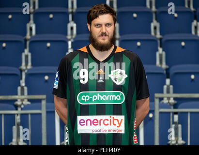 14. August 2018, Deutschland, Hannover, Handball, Bundesliga, Foto, TSV Hanover-Burgdorf 'Die Recken' für die Saison 2018/19 in der TUI Arena: Hannovers Mait Patrail. Foto: Peter Steffen/dpa Stockfoto