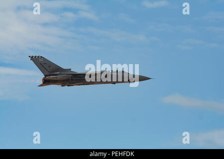 RAF Tornado F3 ZE 831/GG vom 43 Squadron, RAF Leuchars bei Southport Air Show Stockfoto