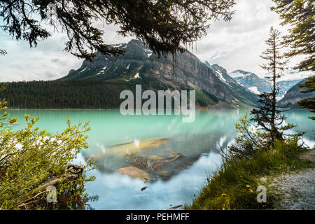 Lake Louise, Banff Nationalpark, Alberta Canadian Rockies, Kanada Stockfoto