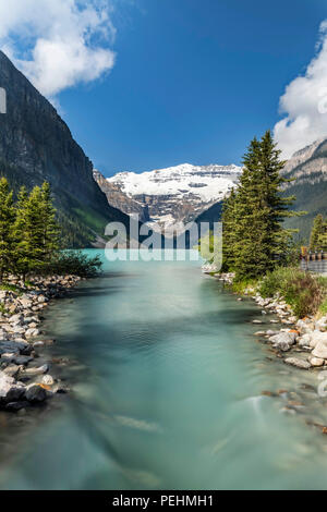 Lake Louise, Banff Nationalpark, Alberta Canadian Rockies, Kanada Stockfoto