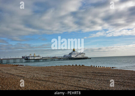 Der Pier von Eastbourne, Sussex, England. Stockfoto