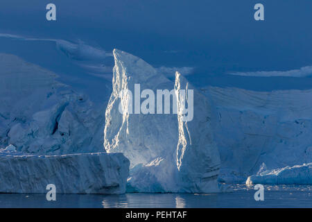 Eisberg aus dem ooast der Antarktis Stockfoto