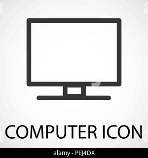 Einfache computer Symbol Stock Vektor