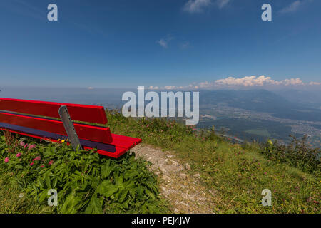 Panorama von der Oberseite der Hoher Kasten Schweiz montieren Stockfoto