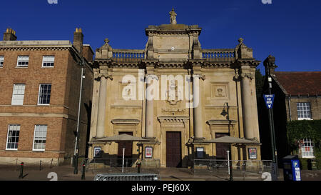 Das denkmalgeschützte Corn Exchange Gebäude in Kings Lynn, Norfolk, Großbritannien Stockfoto