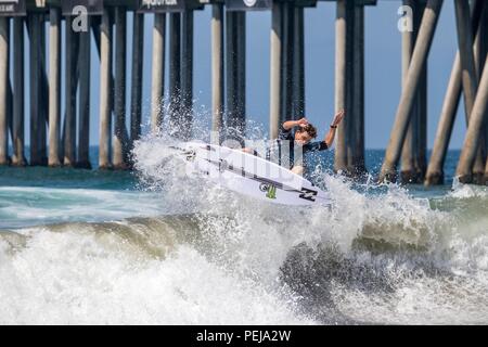 Griffin Colapinto konkurrieren in der US Open des Surfens 2018 Stockfoto