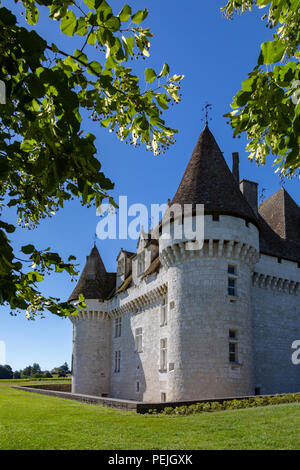 Chateau de Monbazillac in der Nähe der Stadt Bergerac an der Dordogne Bereich der Nouvelle-Aquitaine Region in Frankreich. Stockfoto