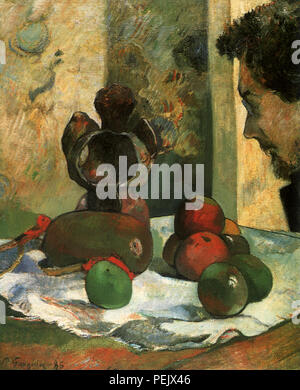 Still Life with Profile, Gauguin, Paul Stockfoto
