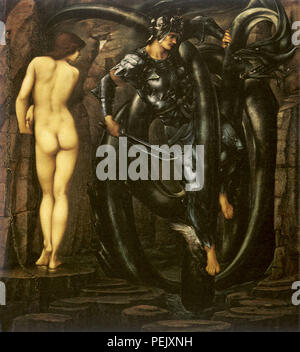 Perseus spart Andromeda, Burne-Jones, Sir Edward Coley Stockfoto