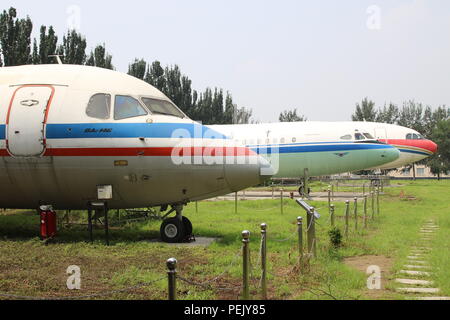 Hawker Siddeley / British Aerospace BA 146-100 Registrierung B-2701 an der zivilen Luftfahrt Museum, Peking, China, Juli 2018 Stockfoto