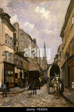 Grand Rue, Argenteuil, Sisley, Alfred Stockfoto