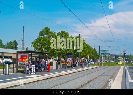 Kehl Bahnhof, Straßenbahn-Haltestelle, Terminal die Haltestellen der Straßenbahnen aus Straßburg, Kehl, Deutschland Stockfoto