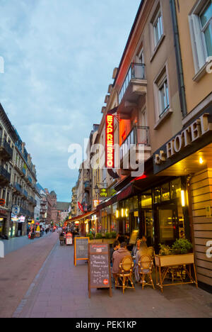 Rue du Maire Kuss, Quartier de la Gare, Straßburg, Elsass, Frankreich Stockfoto