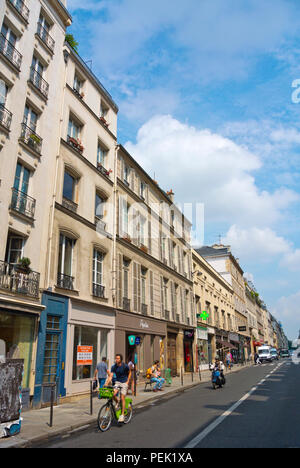Rue de Turenne Le Marais, Paris, Frankreich Stockfoto