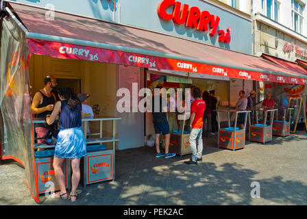 Curry 36, Kreuzberg, Berlin, Deutschland Stockfoto