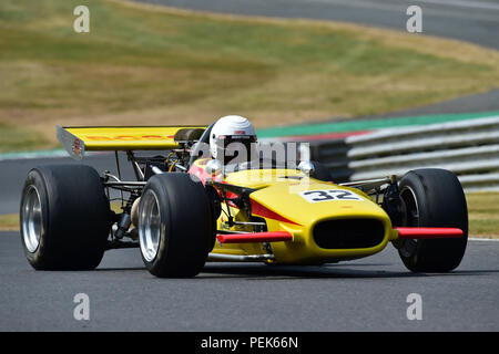 Adam Simmonds, Lola T142, Derek Bell Trophy, Formel 5000, Formel 2, Formel Atlantic, Formel 3, Formel Ford 2000, Legenden von Brands Hatch SuperPri Stockfoto