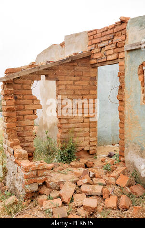 Eingestürzten Gebäude in Mexiko Stockfoto