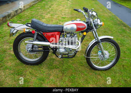 Triumph Trophy 500 cc twim Trail Motorrad Stockfoto