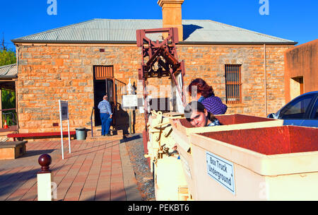 Bild in der historischen Stadt von Silverton in New South Wales in Australien in der Nähe von Broken Hill genommen Stockfoto