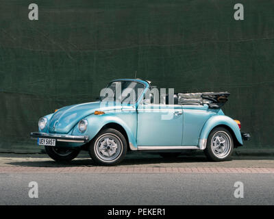 1979 VW Käfer Cabrio Stockfoto