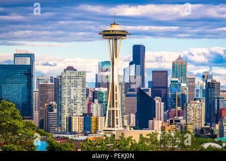 Seattle, Washington, USA Downtown Skyline. Stockfoto