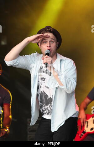 Olly Murs Eirias Stadion, Colwyn Bay, Wales Stockfoto