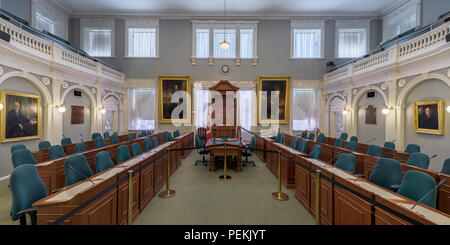 Legislative Assembly Chamber der Provinz Haus 1726 Hollis Street, Halifax, Nova Scotia am 16. Juli 2018 Stockfoto