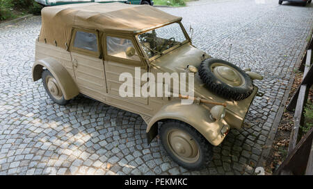 Historische deutsche militärische Auto Stockfoto