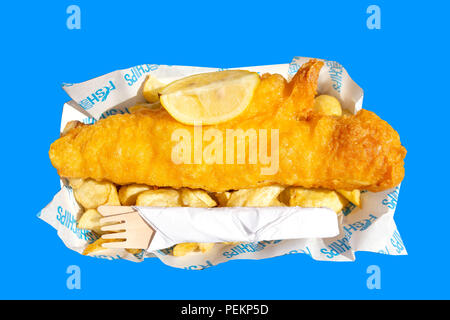 Takeaway Fish & Chips an der Promenade, Lowestoft, Suffolk, England, Vereinigtes Königreich Stockfoto