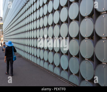 Außenansicht des RMIT Design Hub Gebäude in Melbourne, Australien. Stockfoto