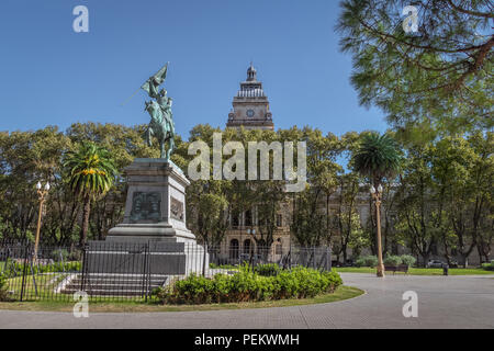 Plaza San Martin Square - Rosario, Santa Fe, Argentinien Stockfoto