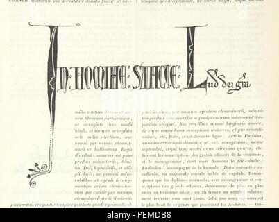 Historisches Archiv Bild von Seite 164 des 'Dokumente genommen originaux de l'Histoire de France u0301 verfügbar s dans l'ho u 0302 tel Soubise; ouvrage enrichi de 1200 fac-simile des Autogramme les plus importants depuis l'e u0301 poque Mich u0301 rovingienne 1202. Stockfoto