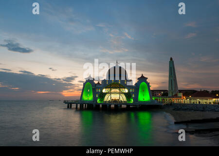 Malacca Islam Moschee ist schön Islam-Moschee in Malacca, Malaysia. Stockfoto