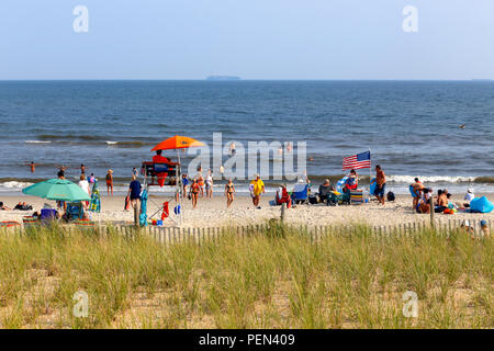 Strand 105, Rockaway Beach, New York, NY. Stockfoto