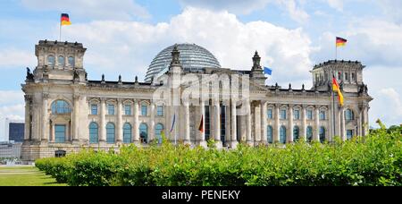 Reichstagsgebäude in Berlin, Deutschland Stockfoto