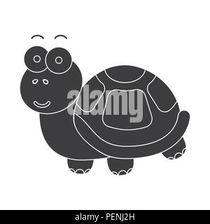 Adorable, Amphibien, Tiere, Kunst, Baby, schwarz, Charakter, heiter, Kind, Clipart, Comic, niedlich, Tiefe, Zeichnung, lustig, grau, grün, glücklich, Icon, Illustration, isoliert, Logo, Marine, Maskottchen, natürliche, natur, Reptilien, Meer, Shell, langsam, Lächeln, süß, Symbol, Schildkröte, Spielzeug, Tropical, Schildkröte, Unterwasser, Vector, Wasser, wilde, Vektor, Vektoren Stock Vektor