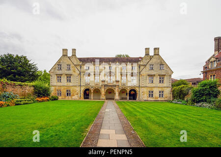 Pepys Bibliothek, Magdalene College der Universität Cambridge, England, Großbritannien Stockfoto