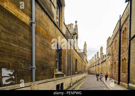 Gonville and Caius College und das Trinity College Trinity Lane, Cambridge, England, Großbritannien Stockfoto