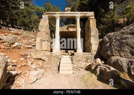 Nymphäum oder Venus Tempel römische Ruinen in Zahlé, Bekaa-tal, Libanon. Stockfoto