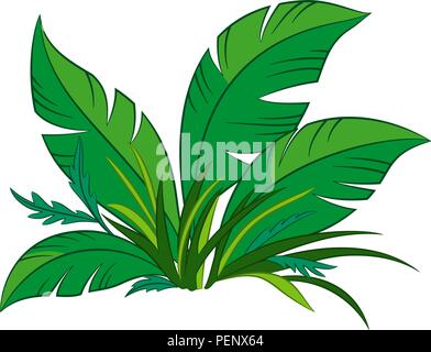 Pflanze mit grünen Blättern Stock Vektor