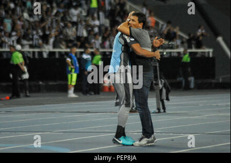 Rio De Janeiro, Brasilien. 16 Aug, 2018. Bei Botafogo x Nacional gehalten an der Everton Santos Stadium durch die Copa Sudamericana im Januar, RJ. Credit: nayra Halm/FotoArena/Alamy leben Nachrichten Stockfoto