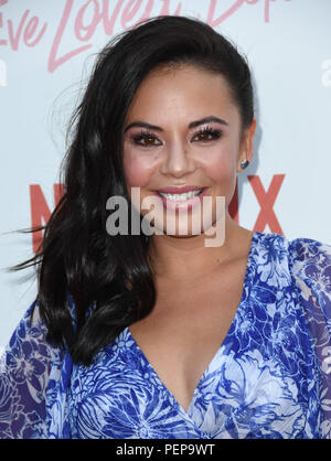 Culver City, CA, USA. August 2018. 16. August 2018: Culver City, Kalifornien: Janel Parrish. Netflix's "To All the Boys I've Loved Before" Los Angeles Screening fand in Arclight Culver City statt. Foto: Birdie Thompson/Admedia Stockfoto