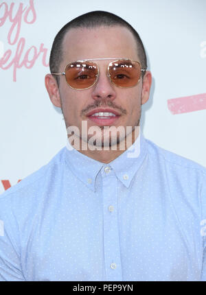 Culver City, CA, USA. August 2018. 16. August 2018 – Culver City, Kalifornien – Casper Smart. Netflix's "To All the Boys I've Loved Before" Los Angeles Screening fand in Arclight Culver City statt. Foto: Birdie Thompson/Admedia Stockfoto